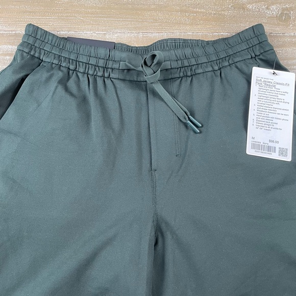 Lululemon Soft Jersey Classic Fit Pant – Green – Men's Medium – NWT